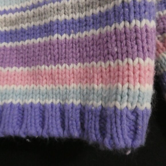 Y2K - OLD NAVY - Baby | 3T | Pastel Striped Knit Sweater - Picture 15 of 16